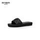 Souffle profonde souffle profonde chaussures de femmes vacances décontractées diamant petit pantoufles mouillées aromatisées ax14113 noir 34