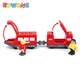 Magnetische Fernbedienung Elektrischer Zug Hölzer Gleis MAS -Zugtriebstraktion Kinderspielzeug rotes Passagier Elektrozug mit verschiedenen Holzstrecken Standard kompatibel