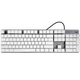 Logitech K845 Mechanische Tastatur Backbeleuchtung Kabeltastaturspiel E-Sporttastatur Tee Green und Rotachse Tastatur DIY Keycap Office-Spiel Tastatur und Maus-Set in voller Größe 104 Tastatur K845-Weiß Magic Wave Crystal Keycap Tee Shef