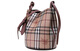 BURBERRY (BURBERRY) war horse print classic check leather bucket bag shoulder bag crossbody bag regular women's style nude color basic package (bag + dust bag)