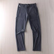 Orden de fábrica simplificada Fibra de bambú suave Fibra de primavera temprana NUEVO ALIMO DE MENORES Menores Casuales Biros delgados altos altos y altos pantalones negros 1049 Single Tamaño 30 (114-118Jin [Jin equivale a 0.5 kg])