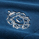Kangerxin five-star hotel floor towel pure cotton bathroom floor towel full cotton water-absorbing household floor mat at the bathroom door Peacock blue 75cm*45cm 1 piece