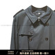 博柏利（BURBERRY）年货纯色翻领双排扣休闲风衣男款藏青色 藏青色 均码 44