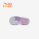 Anta children's sandals, baby girl, beach shoes, summer toe-cap, comfortable baby starfish toddler shoes, Iris Purple/Light Mist Purple-2 23