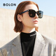 Bolon Tyrannosaurus Glasses Солнцезащитные очки мужчины Wang Hedi те же самые черные солнцезащитные очки для защиты от солнца и ультрафиолетовые лучи BL3111 C10-Gray/Gloss Black Polarized