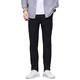 GY casual pants for men's spring and autumn new high-end straight slim fit men's trousers black all-match pants 9902-light gray (cropped pants) 28