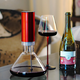 DSHCOTE Oxygenated Atomized Intelligent Wine Decanter Red Wine Electric Quick Wine Divider Light Luxury Glass Wine Set Home Smart Oxygenated Atomized Decanter Warm Red