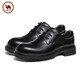 Camel business leather shoes comfortable casual cowhide men's shoes wedding banquet formal shoes P15A213014 black 42