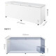 Midea Freezer Hogar Comercial Gran capacidad 719 litros Refrigerancia y congelación de energía BD/BC-719DKM (E) 718 litros Nuevas versiones de la computadora-40 grados