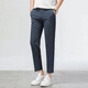 
VERSINOTRSV brand men's trousers men's slim straight cut-out pants casual pants summer thin stretch men's pants khaki 9921-summer thin 29
