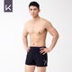 Mantenga troncos de natación para el anti-envoltura de los hombres de doble capa deportes que corren ángulo plano de secado rápido Trunks de natación de natación 701 gris azul