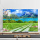 
Yusenyi's new TV dust cover TV cover sunscreen fabric 65-inch protective cover cover hanging curved screen table landscape B1391 Music Dolphin 32-inch 80*50cm