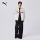 PUMA windproof and water-repellent outdoor loose racing style jacket for men and women couples autumn sports jacket 636308 warm white-57 XS (165/88A)
