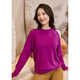 
Ordinary Holy Yoga [Picking up the bargain] Ordinary Holy Yoga Suit Daily Casual Pilates Yoga Long Sleeve T-shirt Sports and Fitness Suit F12859 Rouv Purple S