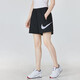 耐克（NIKE）女装运动套装25夏新款舒适透气简约短袖T恤宽松五分裤短裤两件套 休闲T恤+宽松五分裤 M
