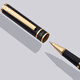Picasso (pimio) 916 orb pen metal signing pen water-based beads neutral pen male and female business students with gift box set signing pen lettering custom logo 709 orb pen black gold clip