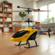 Drone elementary school students' entry-level mini drone helicopter drop-resistant charging induction aircraft boy toy induction helicopter yellow + remote control