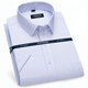 CEO Yageo New Short Sleeve Shirt Herren High-End-Baumwoll-Sommer-Dünngeschäft und lässiges Anti-Falten-Hemd-Shirt DX6630 38-(empfohlen 100-120jin [Jin ist gleich 0,5 kg])