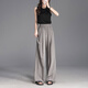 
Demana [Free Yamamoto Pants] Summer Comfortable Style Elastic Waist Loose Small Floating Women's Wide Legs Casual Pants