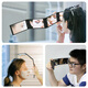 Portable mirror for self-haircut, four-sided mirror that can see the back of the head, foldable and portable, German Seiko four-fold mirror - 1 (damage guaranteed)