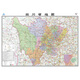 
2025 Sichuan Province Map Boxed Paper Version Administrative Division Tourist Attraction Terrain Transportation Line 1068*749 mm