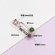 Buhesyt18k gold buckle safety buckle necklace pendant electroplating clip buckle silver 925 jade pendant white gold