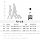 Walker Shop【轻奢品牌】行李箱铝框登机箱男女小型轻便多功能拉杆箱 米白色 16英寸 【登机箱】