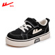Pull back children's shoes classic children's canvas shoes girls' sneakers kindergarten indoor boys' cloth shoes trendy 1730 black 31