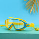 Raft core children's diving goggles swimming goggles HD waterproof anti-fog swimming goggles large frame boys and girls swimming cap set diving suit large frame blue swimming goggles nose clip earplugs U swimming cap arm ring swimming bag