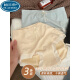 Palando 2025 new modal high waist underwear for women simple antibacterial girl belly-tight students solid color cotton without trace 12-9930-5 packages to choose (sent randomly without notes L (recommended 111-135Jin [Jin equals 0.5 kg]) equal code