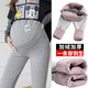 Yuanshe (YUANSISE) Maternity Leggings Autumn and Winter Thickened Velvet Warm Pants Cotton Pants Winter Outerwear 2025 New Winter Clothes Dark Gray Lamb Velvet Thickened (700g) 3XL160-185Jin Jin is equal to 0.5 kg