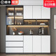 OPPEIN 2025 new style 2025 new style sideboard high cabinet integrated wall modern simple living room dining room home tea wine style 15280*40*220 SF Express installation double door