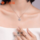 Liuguifu Jewelry Platinum Necklace Xingyi PT950 Platinum Clavicle Chain Gift PT0300127 4.05g