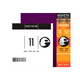 Elixir Authentic Elix Guitar Strings Folk Guitar Strings Full Set 16052 Set Cristres de guitare acoustique 11002-1047 Ebat en laiton [Package à vide] -K