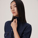 Levi s mall same style Levi's new women's American retro denim shirt 16786 dark blue M
