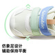 Kenopoh Baby Toddler Shoes Spring and Autumn Men and Women Children's Sports Breathable Children's Shoes Baby Breathable Functional Shoes GB2230 Feather White/Milk Candy Rice/Oxford Blue/Fairy Fruit Green 19.5 120mm Suitable for foot length 116-124mm