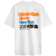 凯文克莱（Calvin Klein）时尚炫彩涂鸦字母印花纯棉短袖T恤男款月光白 YAF-月光白 S