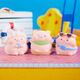 New cartoon diary Dudu pig cute blind bag doll trendy toys mini small ornaments children's toys big eyes cute 2 packages