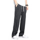 
GY goldlion Jinlilai Tiansi Jeans Men's Black Trendy Brand Straight Loose Men's Ice Silk Wide Legs Simple and Versatile Casual 1048 Gray M (100Jin[Jin equals 0.5 kg])