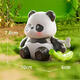 Hanoufei Baby Clockwork Panda Rolling Toys Enseñanza temprano Climbing 3-4 años 6 Puzzle Fun Simulation's Animal Treasure National Treasure Panda [puede caminar sin electricidad]