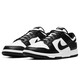 耐克（NIKE）官方男鞋25夏季新款运动鞋 DUNK LOW复古板鞋胶底低帮轻便休闲鞋 黑色白DD1391-100 42.5