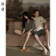 Neue coole Baumwollhauskleidung, kurzärmelige Shorts für Paare, eine für Männer und eine für Frauen, Frühling und Sommer, können Anzüge für Männer ausnutzen-Z3895 m 175xl Größe 175-183c Gewicht 14