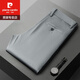 皮尔卡丹（pierre cardin）含桑蚕.丝商务休闲裤男时尚绅士西裤2025薄款舒适透气直筒长裤 黑色【5012B-G】 薄款 33 【腰围2尺6】