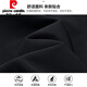皮尔卡丹（pierre cardin）棉服男冬季新款加棉保暖棉衣外套男防风连帽羽面包绒上衣服男 黑色 XL