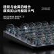 Logitech logitechk845 verdrahtete mechanische Tastatur transparente Tastaturtaste Computer Office Grüne Teewelle E-Sports K845-Glacier White Transparent (TasteCap Unabhängige Verpackung) TTC-TEA-SCHAFT X NO 104 Taste X Standard