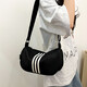 Oxford tela Bag Women's 2025 NUEVA FAMINA VERSATILE VERSATILE ONE-HOLEZA BOLSO CROSSBOLY BOLSO MABRILLO BAGO DEL PILMA 841 NEGRO
