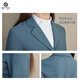 MARCEL BISSET成人马术骑士服 专业骑士服女 春夏马术比赛西服马术上衣 687 黑蓝色 均码 36