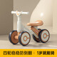 Living stone (LIVING STONES) Children's balance bike 1-3 year old baby scooter toys toddler scooter baby four-wheel pedalless car Qingka [Lighting music + cushioning mute wheel] One-year-old anti-roller vanity gift
