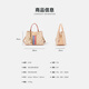 GUSKI French brand women's bag 2025 new bucket bag printed one-shoulder crossbody handbag tote bag Valentine's day birthday gift girl brown [Brown] Send your girlfriend to your wife to your mother to your girlfriend