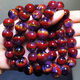 
Zhuxin Natural Aurora 23 Crystal Aurora Bracelet Gold Titanium Crystal Tooth Purple Red Cornucopter Red Pyramid-shaped Men's and Women's Bracelet Champagne 15265 15mm Aurora 23 Crystal